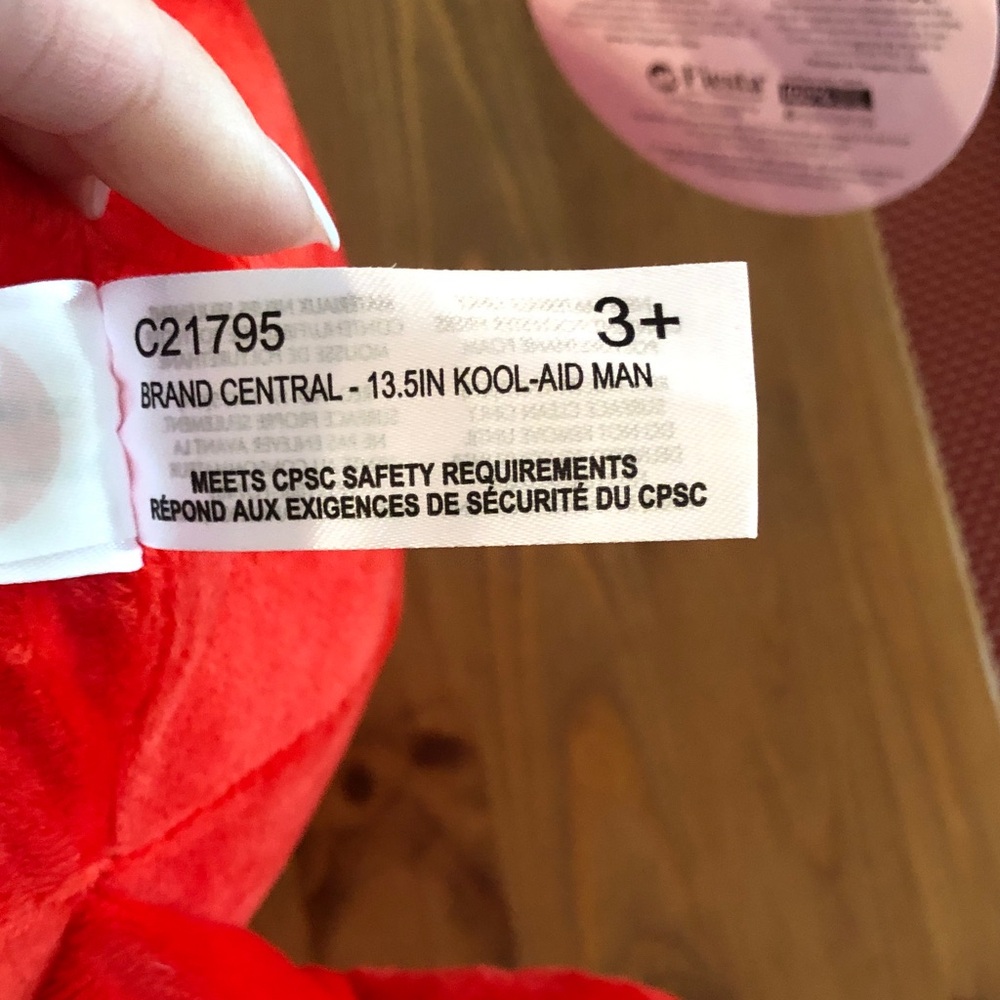 NWT 13.5-inch Kool-Aid Man Plush Red Character Pillow - Picture 4 of 10